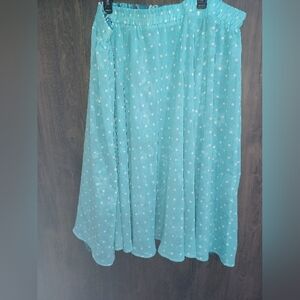 Reversible Teal Skirt